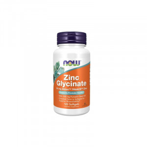 NOW  Zinc Glycinate With Pumpkin Seeds Oil 30mg - 120softgels